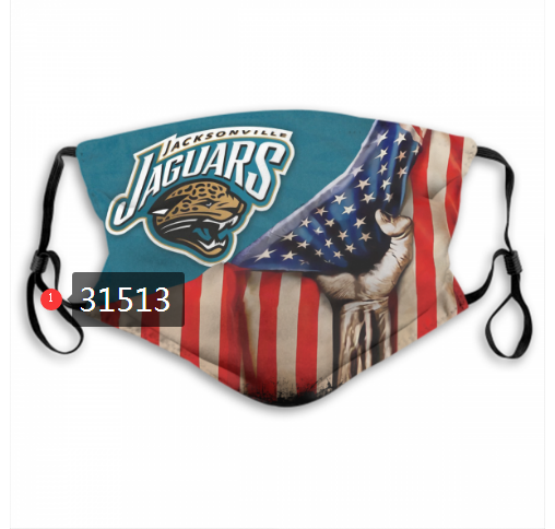 NFL 2020 Jacksonville Jaguars #73 Dust mask with filter